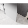 Mexen Kioto L duschvägg Walk-in 110 x 200 cm, vit ombre 8 mm, krom - 800-110-103-01-86