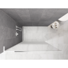 Mexen Kioto L ścianka prysznicowa Walk-in 80 x 200 cm, ombre biała 8 mm, biała - 800-080-103-20-86