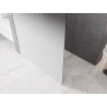 Mexen Kioto L panel de ducha Walk-in 80 x 200 cm, ombre blanco 8 mm, blanco - 800-080-103-20-86