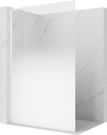Mexen Kioto L ścianka prysznicowa Walk-in 100 x 200 cm, ombre biała 8 mm, biała - 800-100-103-20-86
