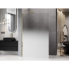 Mexen Kioto L Duschvägg Walk-in 100 x 200 cm, ombre vit 8 mm, guld - 800-100-103-50-86
