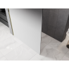 Mexen Kioto L Duschvägg Walk-in 100 x 200 cm, ombre vit 8 mm, guld - 800-100-103-50-86