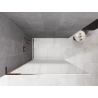 Mexen Kioto L ścianka prysznicowa Walk-in 70 x 200 cm, ombre biała 8 mm, różowe złoto - 800-070-103-60-86