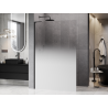 Mexen Kioto L Duschvägg Walk-in 90 x 200 cm, vit ombre 8 mm, svart - 800-090-103-70-86