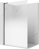 Mexen Kioto L ścianka prysznicowa Walk-in 90 x 200 cm, ombre biała 8 mm, czarna - 800-090-103-70-86