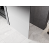 Mexen Kioto L Duschvägg Walk-in 100 x 200 cm, ombre vit 8 mm, svart - 800-100-103-70-86