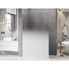 Mexen Kioto L ścianka prysznicowa Walk-in 70 x 200 cm, ombre biała 8 mm, nikiel szczotkowany - 800-070-103-97-86