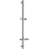 Mexen DQ barra de ducha con jabonera 80 cm, gris pistola cepillado - 79381-66