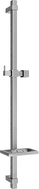 Mexen DQ dušas stienis ar ziepju trauku 80 cm, gun gray pulēts - 79381-66