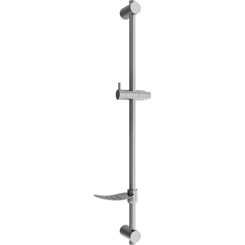 Mexen DF douchestang met zeephouder 80 cm, geborsteld grijs - 79382-66