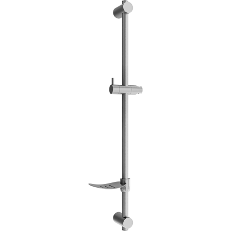 Mexen DF douchestang met zeephouder 80 cm, geborsteld grijs - 79382-66