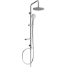 Mexen X40 shower column, brushed gun gray - 7984040091-66