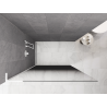 Mexen Kioto L ścianka prysznicowa Walk-in 120 x 200 cm, ombre czarna 8 mm, biała - 800-120-103-20-76