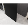 Mexen Kioto L ścianka prysznicowa Walk-in 100 x 200 cm, ombre czarna 8 mm, złota - 800-100-103-50-76