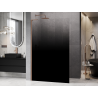 Mexen Kioto L ścianka prysznicowa Walk-in 70 x 200 cm, ombre czarna 8 mm, miedź szczotkowana - 800-070-103-65-76