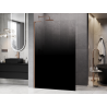 Mexen Kioto L staklena tuš stijena Walk-in 120 x 200 cm, crni ombre 8 mm, brušeni bakar - 800-120-103-65-76