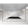 Mexen Kioto painel de duche independente 130 x 200 cm, ombre preto 8 mm, níquel escovado - 800-130-002-97-76