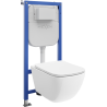 Mexen Timo inbouw WC-set Tex E met tornado toiletpot en softclose zitting, wit - 610930650200T