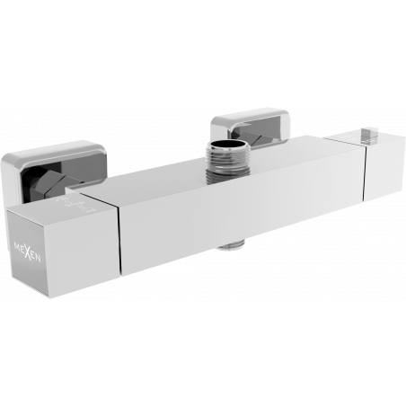 Mexen Cube thermostatische Duscharmatur, Chrom - 77250-00