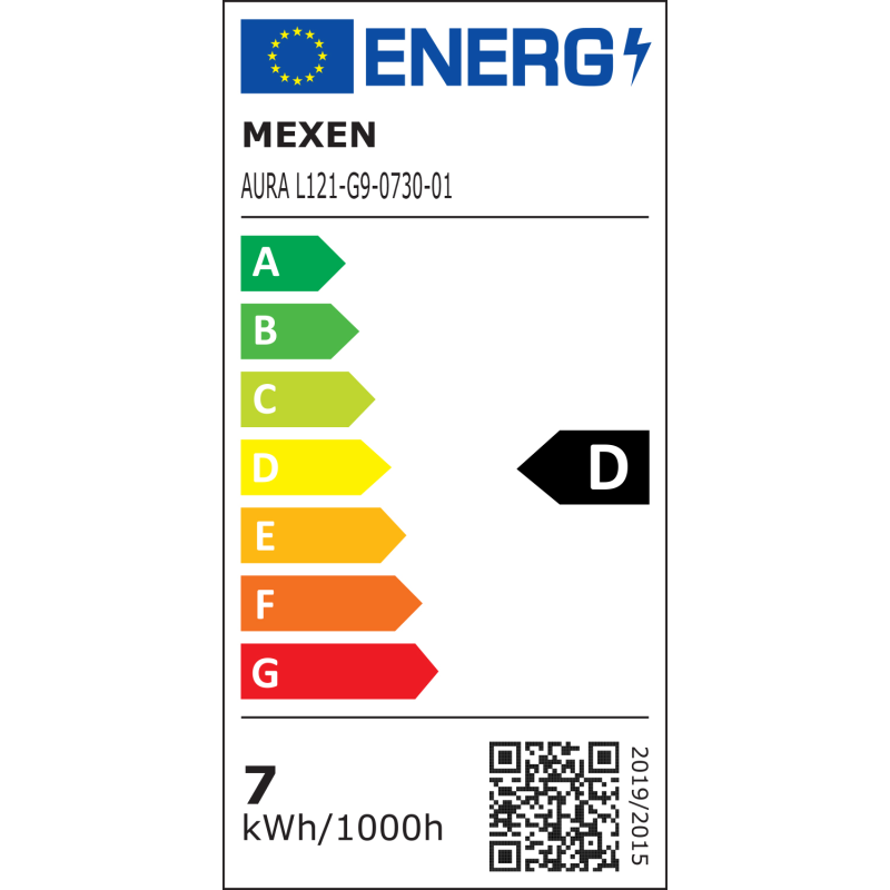 Mexen Aura żarówka LED G9, 7W, Ciepła - 3000K, 950 lm - L121-G9-0730-01