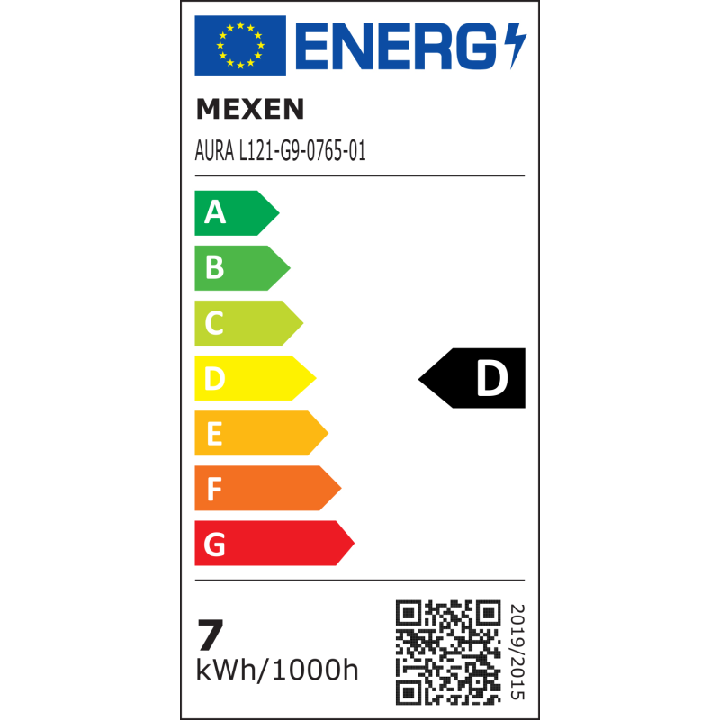 Mexen Aura żarówka LED G9, 7W, Zimna - 6500K, 980 lm - L121-G9-0765-01