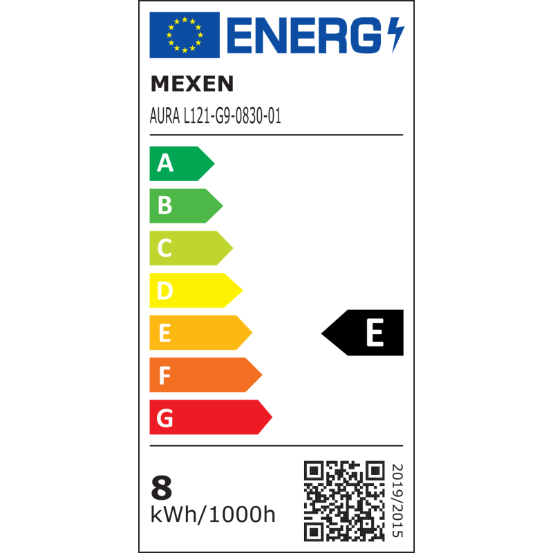 Mexen Aura żarówka LED G9, 8W, Ciepła - 3000K, 1040 lm - L121-G9-0830-01