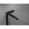 Mexen Kioto L ścianka prysznicowa Walk-in 100 x 200 cm, ombre czarna 8 mm, czarna - 800-100-103-70-76