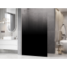 Mexen Kioto L ścianka prysznicowa Walk-in 100 x 200 cm, ombre czarna 8 mm, nikiel szczotkowany - 800-100-103-97-76