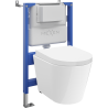 Mexen Rico σετ ενδοδαπέδιου WC με πνευματικό πλαίσιο Tex Air XS-F με λεκάνη WC Tornado