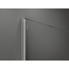Mexen Kioto+ ścianka prysznicowa z półką Walk-in 120 x 200 cm, brąz 8 mm, chrom - 800-120-121-01-32