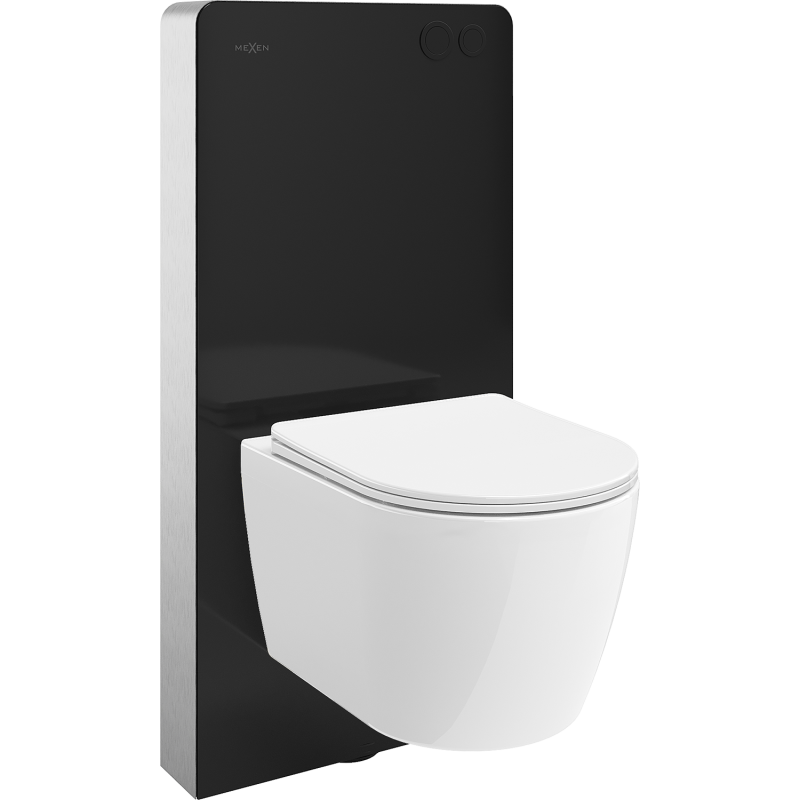 Mexen zestaw natynkowy WC stelaż pneumatyczny Tex Air G z miską WC Carmen i deską wolnoopadającą, biały - 615030880300A-70