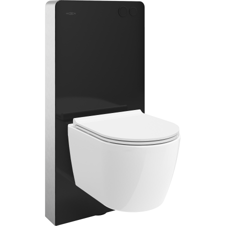Mexen zestaw natynkowy WC stelaż pneumatyczny Tex Air G z miską WC Carmen i deską wolnoopadającą, biały - 615030880500A-70