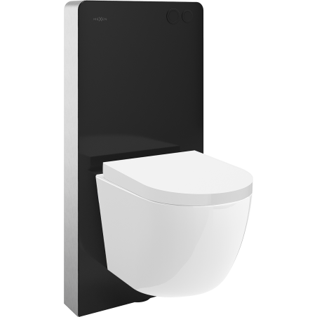 Mexen Lena utomhustoalettpaket WC infälld Tex Air G med WC-skål Tornado och mjukstängande sits vit - 615030220200TA-70