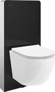 Mexen zestaw natynkowy WC stelaż pneumatyczny Tex Air G z miską WC Lena Tornado i deską wolnoopadającą biały - 615030220500TA-70