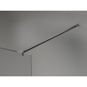 Mexen Kioto+ ścianka prysznicowa z półką Walk-in 70 x 200 cm, brąz 8 mm, gun metal - 800-070-121-95-32