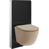 Mexen Lena WC uz virsmas komplekts ar pneimatisku Tex Air G rāmi komplektā ar WC podu un lēni nolaižamo sēdekli, matēts