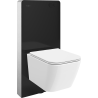 Mexen Madox nadometni komplet WC s pnevmatskim okvirjem Tex Air G z WC školjko in desko s počasnim zapiranjem, bela