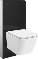 Mexen Madox set di superficie WC con montante pneumatico Tex Air G con vaso WC e sedile a chiusura rallentata, bianco