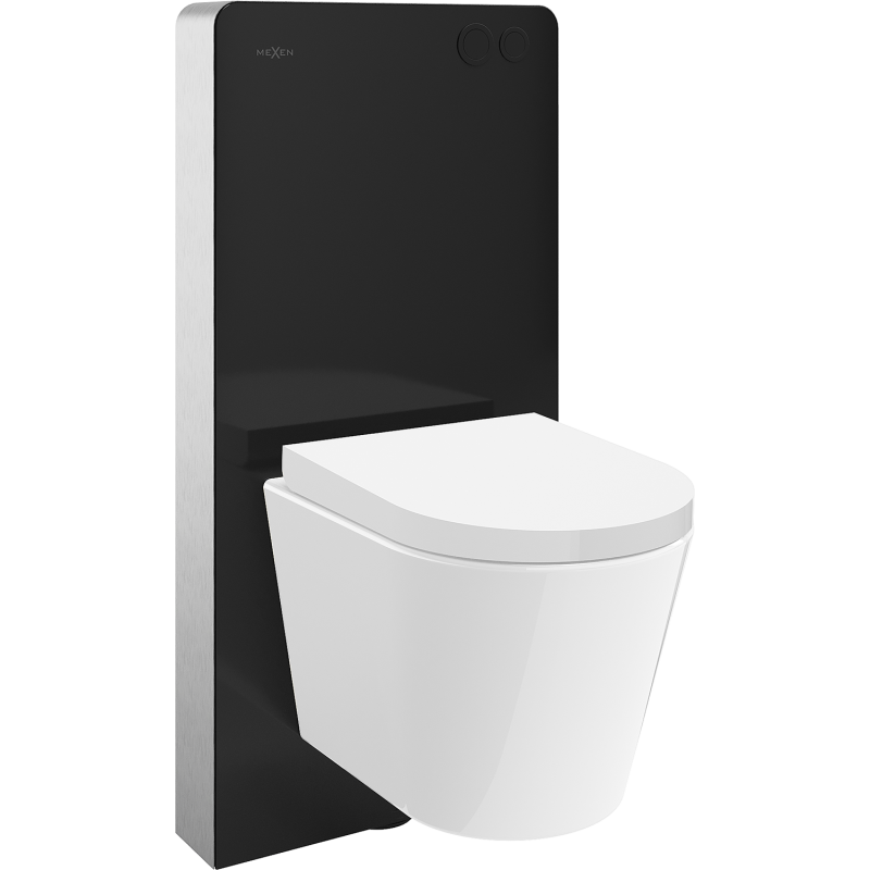 Mexen Rico seinapealne WC komplekt Tex Air G püstiku ja pehme sulgumisega WC-potiga, valge - 615030720200A-70