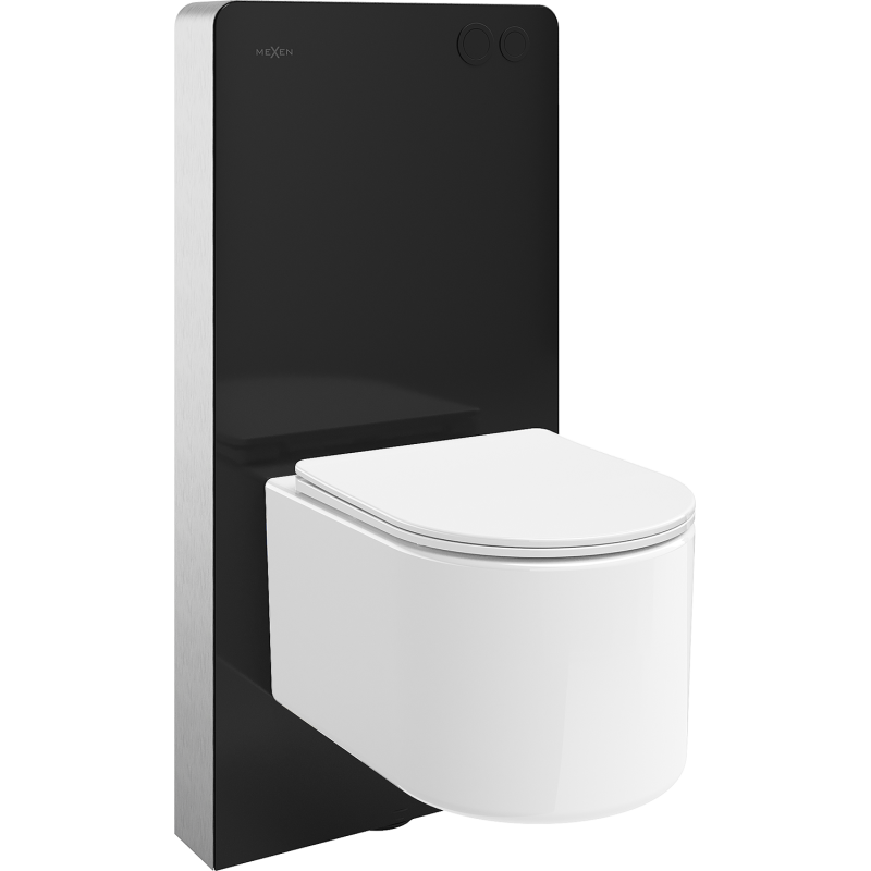 Mexen Sofia ensemble de surface WC cadre pneumatique Tex Air G avec cuvette WC Tornado et abattant à descente ralentie, blanc -