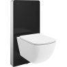 Mexen Timo surface-mounted WC set with pneumatic frame Tex Air G with Tornado WC bowl and soft-close seat, white -
