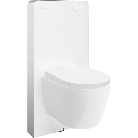 Mexen zestaw natynkowy WC stelaż pneumatyczny Tex Air G z miską WC Carmen i deską wolnoopadającą, biały - 615030880200A-20