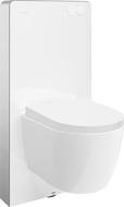 Mexen zestaw natynkowy WC stelaż pneumatyczny Tex Air G z miską WC Carmen Tornado i deską wolnoopadającą, biały - 615030880200TA