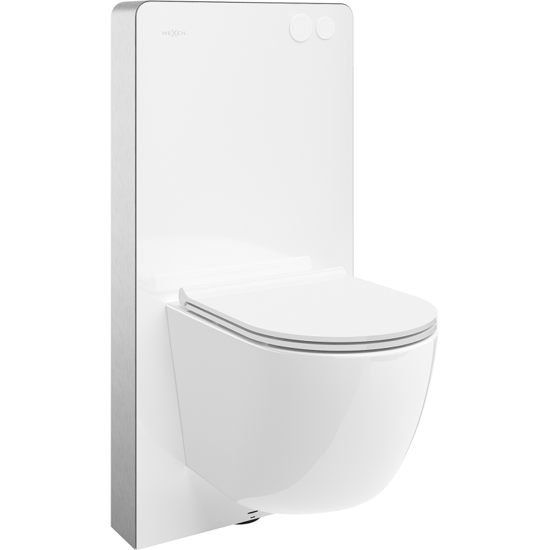 Mexen zestaw natynkowy WC stelaż pneumatyczny Tex Air G z miską WC Lena i deską wolnoopadającą, biały - 615030220500A-20