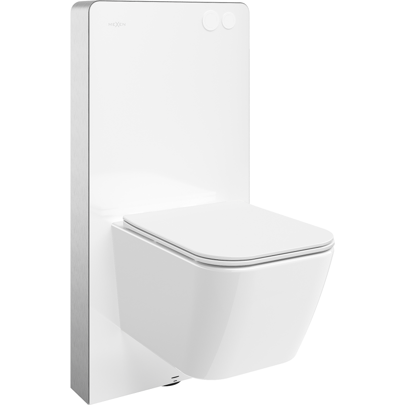 Mexen zestaw natynkowy WC stelaż pneumatyczny Tex Air G z miską WC Madox i deską wolnoopadającą, biały - 615030154000A-20