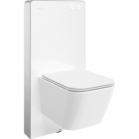 Mexen zestaw natynkowy WC stelaż pneumatyczny Tex Air G z miską WC Madox i deską wolnoopadającą, biały - 615030154000A-20