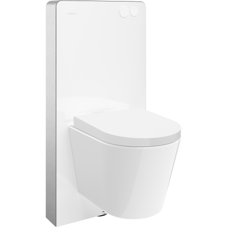 Mexen zestaw natynkowy WC stelaż pneumatyczny Tex Air G z miską WC Rico i deską wolnoopadającą, biały- 615030720200A-20