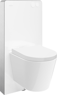 Mexen zestaw natynkowy WC stelaż pneumatyczny Tex Air G z miską WC Rico Tornado i deską wolnoopadającą biały - 615030720200TA-20