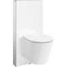 Mexen zestaw natynkowy WC stelaż pneumatyczny Tex Air G z miską WC Rico Tornado i deską wolnoopadającą biały - 615030720300TA-20