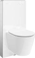 Mexen zestaw natynkowy WC stelaż pneumatyczny Tex Air G z miską WC Rico Tornado i deską wolnoopadającą biały - 615030724000TA-20